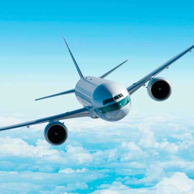 Direktflug zum Flugzeug